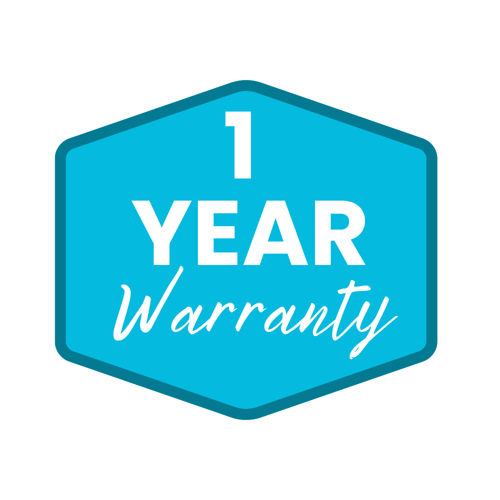 1 Year Warranty
