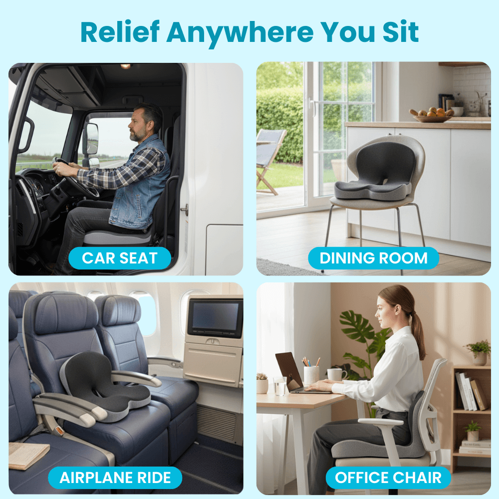 Alevio™ - Orthopedic Seat Cushion