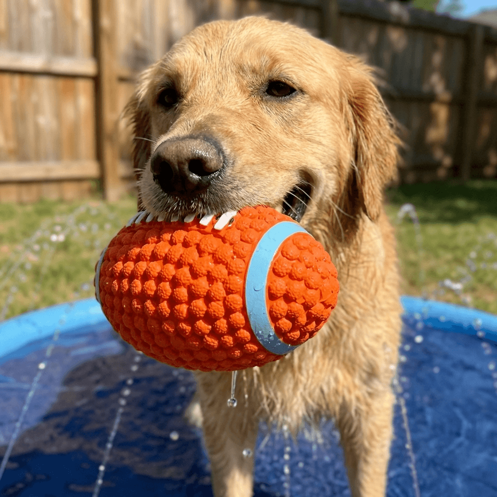 Pup Paradise™ Squeaky Splash Ball